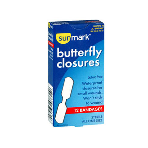Sunmark, Sunmark Butterfly Closures, 12 Count Sunmark