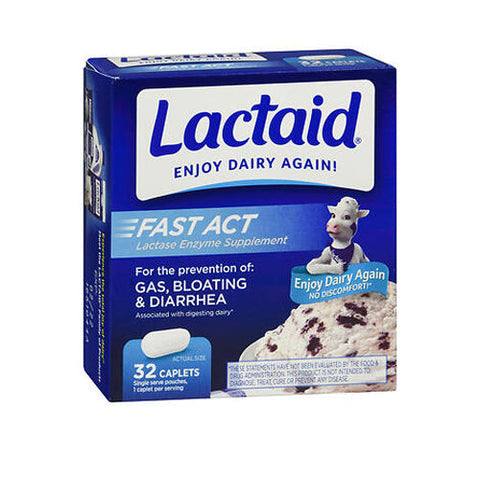 Lactaid, Fast Action Caplets, 32 caplets Lactaid