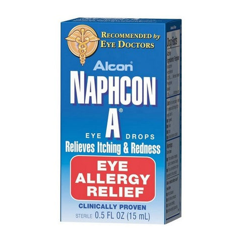 Naphcon A, Redness Reliever And Antihistamine Eye Drops, 15 Ml Naphcon A