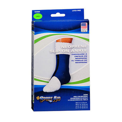 Sport Aid, Neoprene Slip On Ankle Large, 1 Each Sport Aid