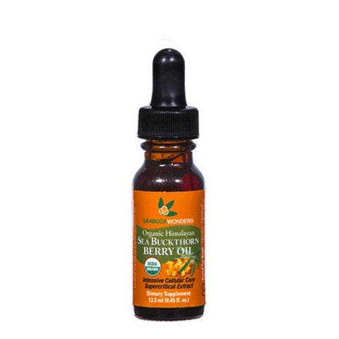 Organic Himalayan Sea Buckthorn Berry Oil 0.45 fl oz by Seabuck Wonders