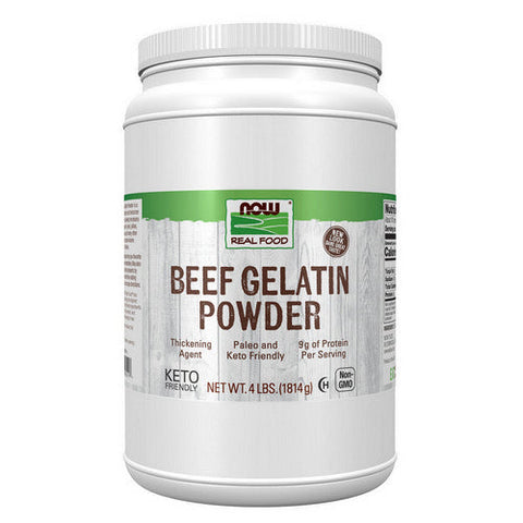 Now Foods, Beef Gelatin Powder, 4 Lbs Now Foods