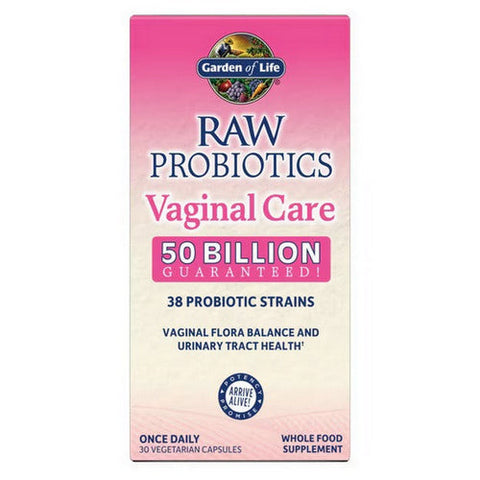 Garden of Life, Garden Of Life Raw Probiotics Vaginal Care, 30 Caps