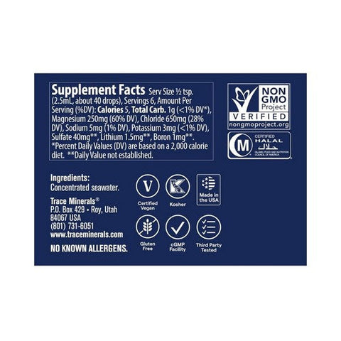 Trace Minerals, ConcenTrace Trace Mineral Drops, 0.5 oz