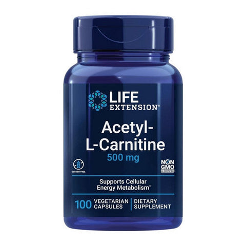 Life Extension, Acetyl L Carnitine, 500 Mg, 100 Veg Caps Life Extension