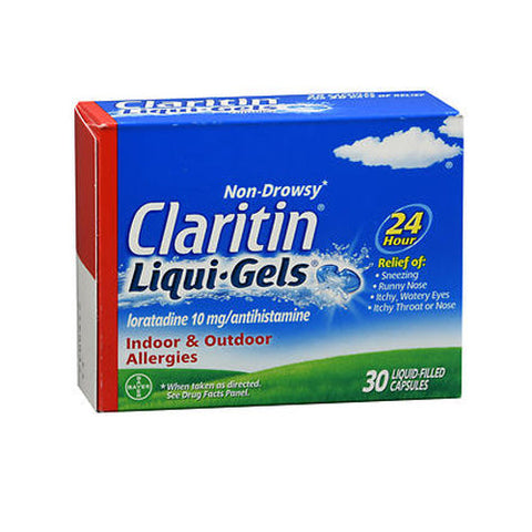 Claritin, 24 Hour Allergy Liqui-Gels, 30 Caps