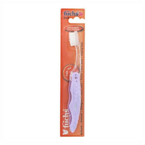 Fuchs Brushes, Pocket Nylon Toothbrush, 1 Count