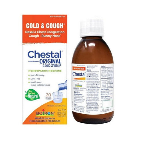 Boiron, Chestal Cold And Cough Multi-Symptom Formula For Nasal & Chest Congestion, 6.7 Oz