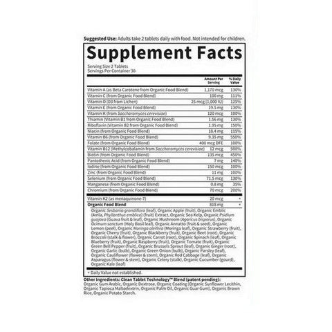Garden of Life, Organics Mens Multi, 60 Tabs