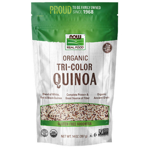 Now Foods, Organic Tri-Color Quinoa, 14 Oz Now Foods