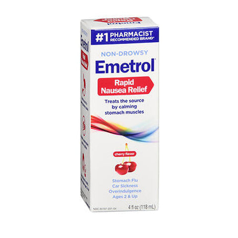 Emetrol, Non-Drowsy Rapid Nausea Relief Liquid Cherry, 4 Oz Emetrol
