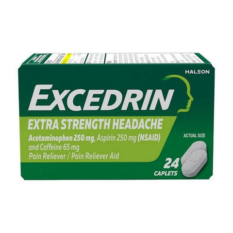 Excedrin, Extra Strength Caplets, 24 Caps Excedrin