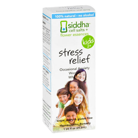 Sidda Flower Essences, Stress Relief For Kids, 1 Oz Sidda Flower Essences
