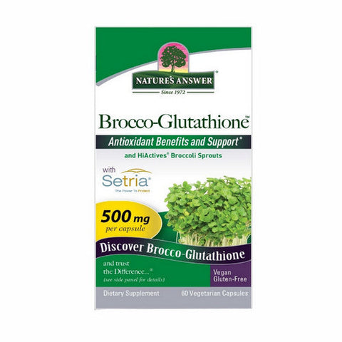 Nature's Answer, Brocco-Glutathione, 500 MG, 60 Veg Caps Nature's Answer