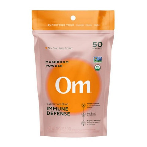 Om Mushrooms, Organic Mushroom Nutrition Supplement Powder Immune, 3.57 Oz