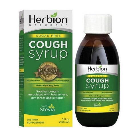 Herbion Naturals, Throat Syrup With Stevia, 5 oz