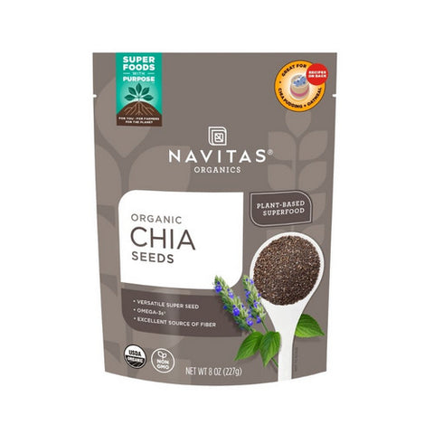 Organics Chia Seeds 8 Oz by Navitas Organics