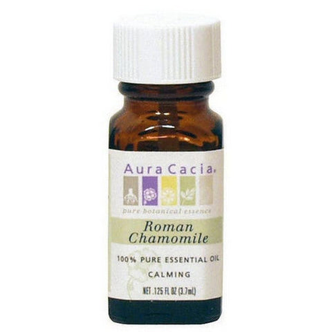 Aura Cacia, 100% Pure Essential Oil, Chamomile Roman 0.12 fl oz Aura Cacia