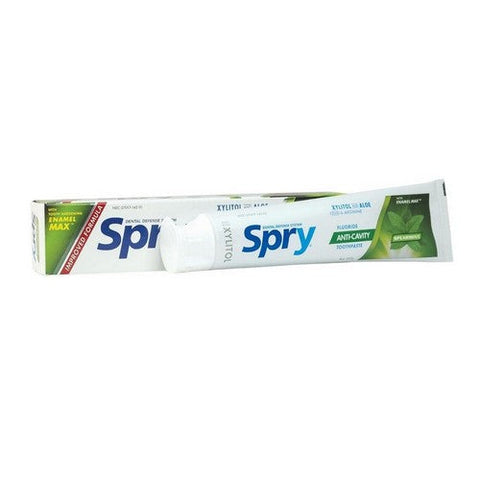 Xlear Inc, Spry Anti-Cavity Xylitol Toothpaste With Aloe and Fluoride Spearmint, 5 Oz Xlear Inc