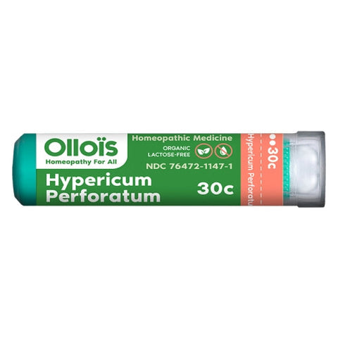 Ollois, Hypericum Perforatum 30c Organic Lactose-Free Pellets, 80 Count