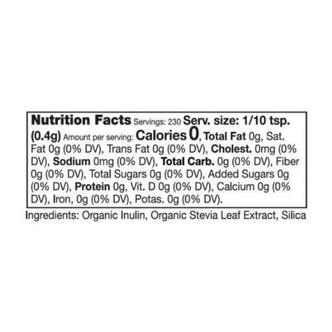 Sweetleaf Stevia, Organic Stevia Sweetener, 3.2 oz