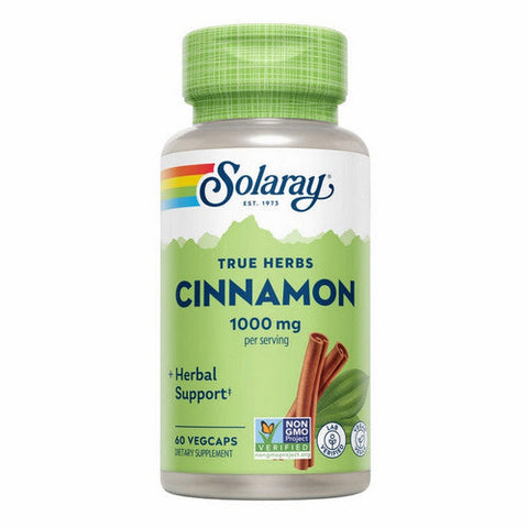 Solaray, Cinnamon Bark, 500 mg, 60 Caps Solaray