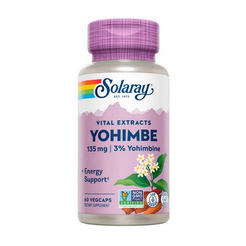 Solaray, Yohimbe Extract, 135 mg, 60 Caps