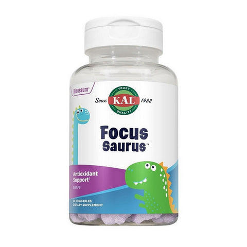 Kal, Focus Saurus, Grape 30 Chews Kal