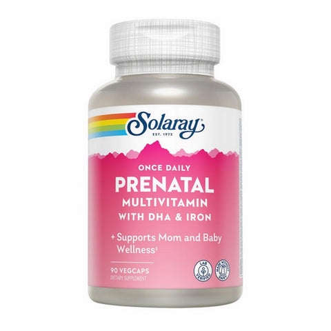 Once Daily Prenatal 90 Caps by Solaray