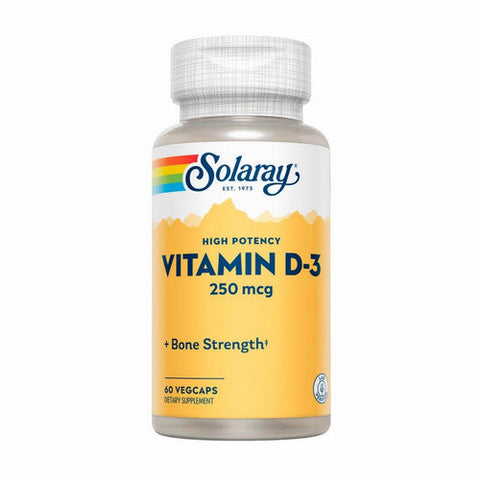 Solaray, Vitamin D-3, 400 IU, 60 Caps Solaray