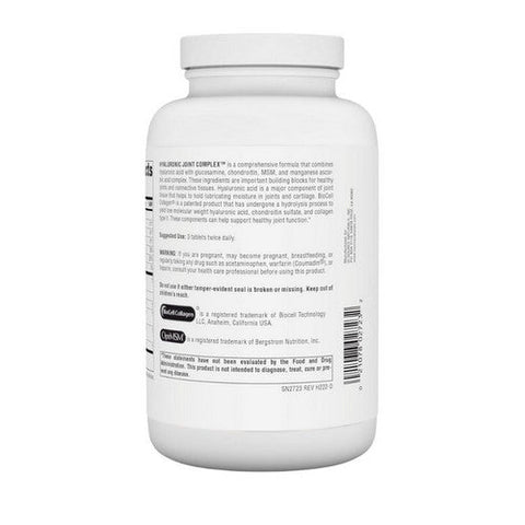 Source Naturals, Hyaluronic Joint Complex, 240 Tabs Source Naturals