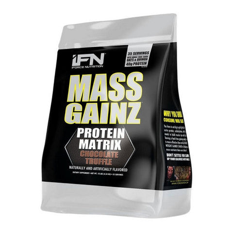 Iforce Nutrition, Mass Gainz, Chocolate Truffle 10 lbs Iforce Nutrition