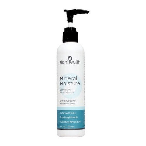 Zion Health, Adama Minerals Moisture Intense Daily Lotion White Coconut, 8 OZ Zion Health