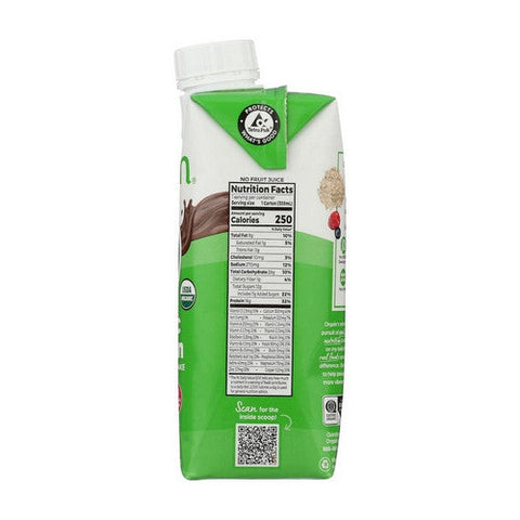 Orgain, Organic Nutrition Shake Creamy Chocolate, 11 Oz(Case Of 12)
