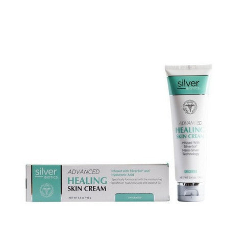 Silver Biotics (American Biotech Labs), Advanced Healing Skin Cream Unscented, 3.4 oz