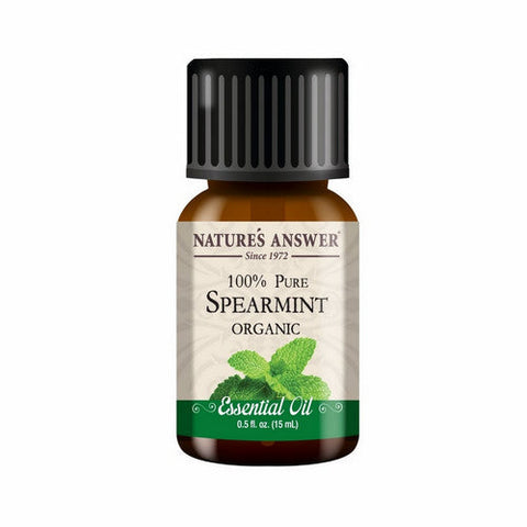 Nature's Answer, Pure Organic Essential Oil Spearmint, 0.5 Oz Nature's Answer