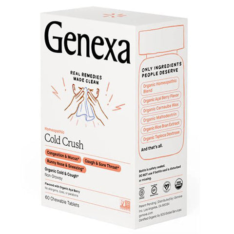 Genexa, Organic Cold Crush, Adult 60 Tabs