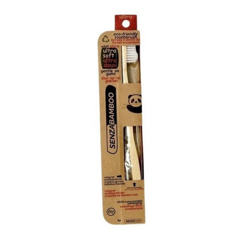Senzacare, Eco-Friendly Toothbrush Adult Ultra Soft, 1 Count