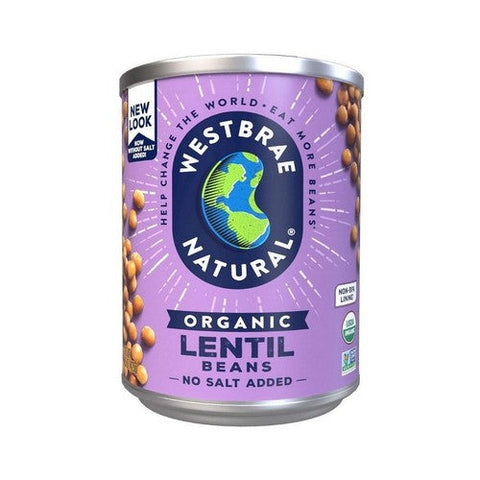 Westbrae, Organic Lentil Beans Fat Free, 15 Oz(Case Of 6)