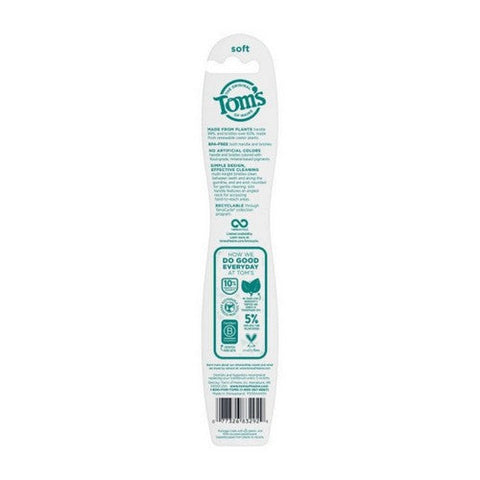 Tom's Of Maine, Adult Naturally Soft Toothbrush, 1 Each Tom's Of Maine