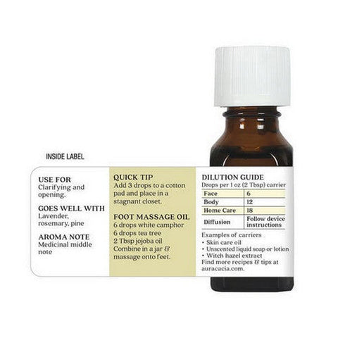 Aura Cacia, White Camphor Essential Oil, 0.5 Oz Aura Cacia