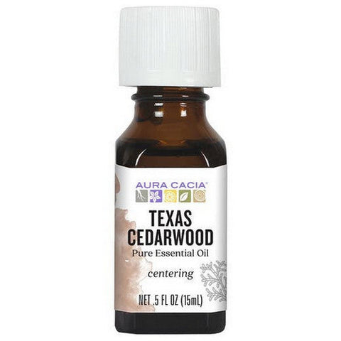 Aura Cacia, Essential Oil Cedarwood, 0.5 Fl Oz Aura Cacia