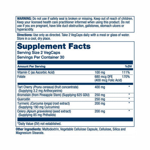 Solaray, Total Cleanse Uric Acid, 60 Veg Caps
