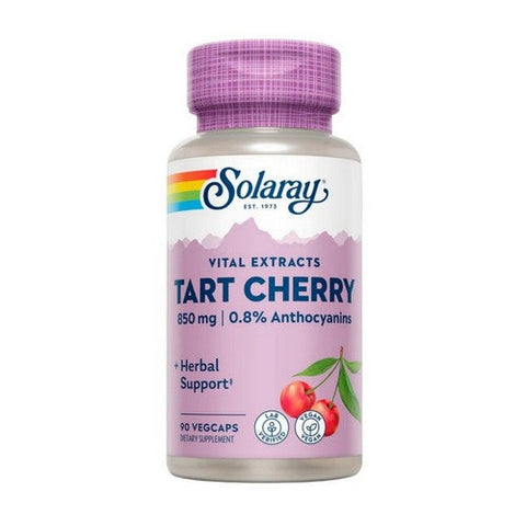 Solaray, Vital Extracts Tart Cherry Natural Cherry, 500 Mg, 90 Chews Solaray