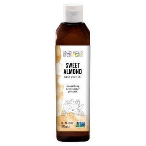 Aura Cacia, Pure Skin Care Oil, Sweet Almond 16 Fl Oz Aura Cacia