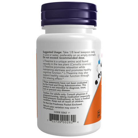 Now Foods, L-Theanine Powder, 1 Oz Now Foods
