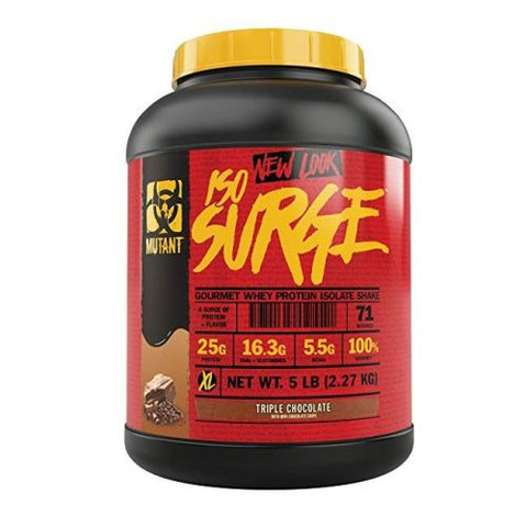 Mutant, Iso Surge, Chocolate Triple 5 lbs