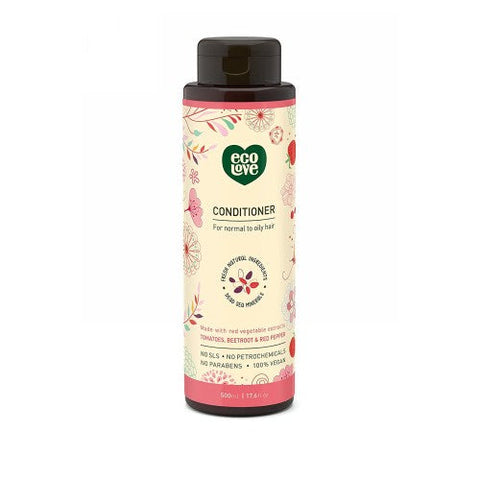 Eco Love, Red Vegetables Conditioner For Normal To Oily Hair, 17.6 Oz Eco Love