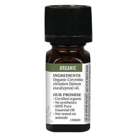 Aura Cacia, Organic Essential Oil, Lemon Eucalyptus 0.25 Oz Aura Cacia