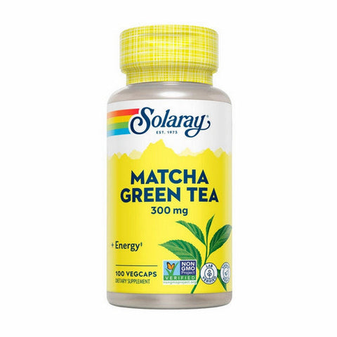 Solaray, Matcha Green Tea Leaf, 300 mg, 100 Veg Caps Solaray